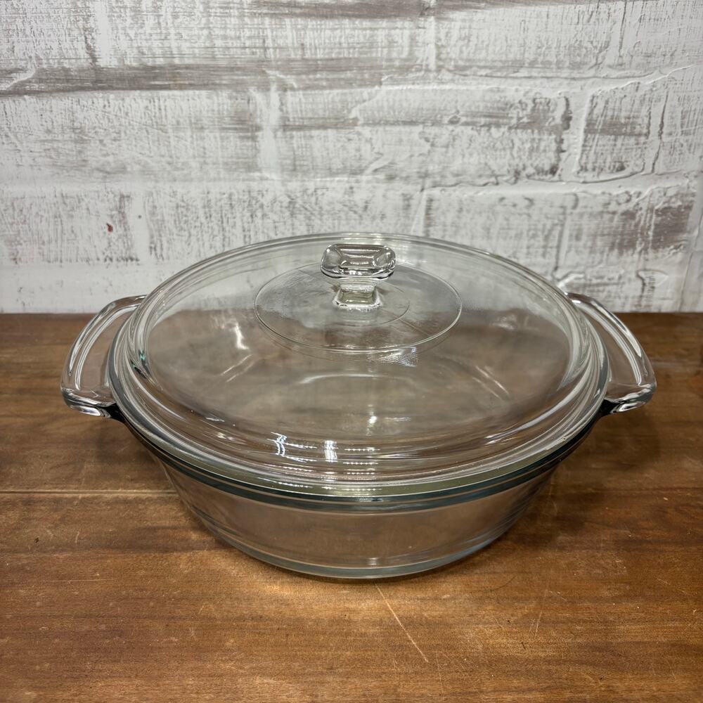 Anchor Ovenware Casserole Glass Dish Made in USA